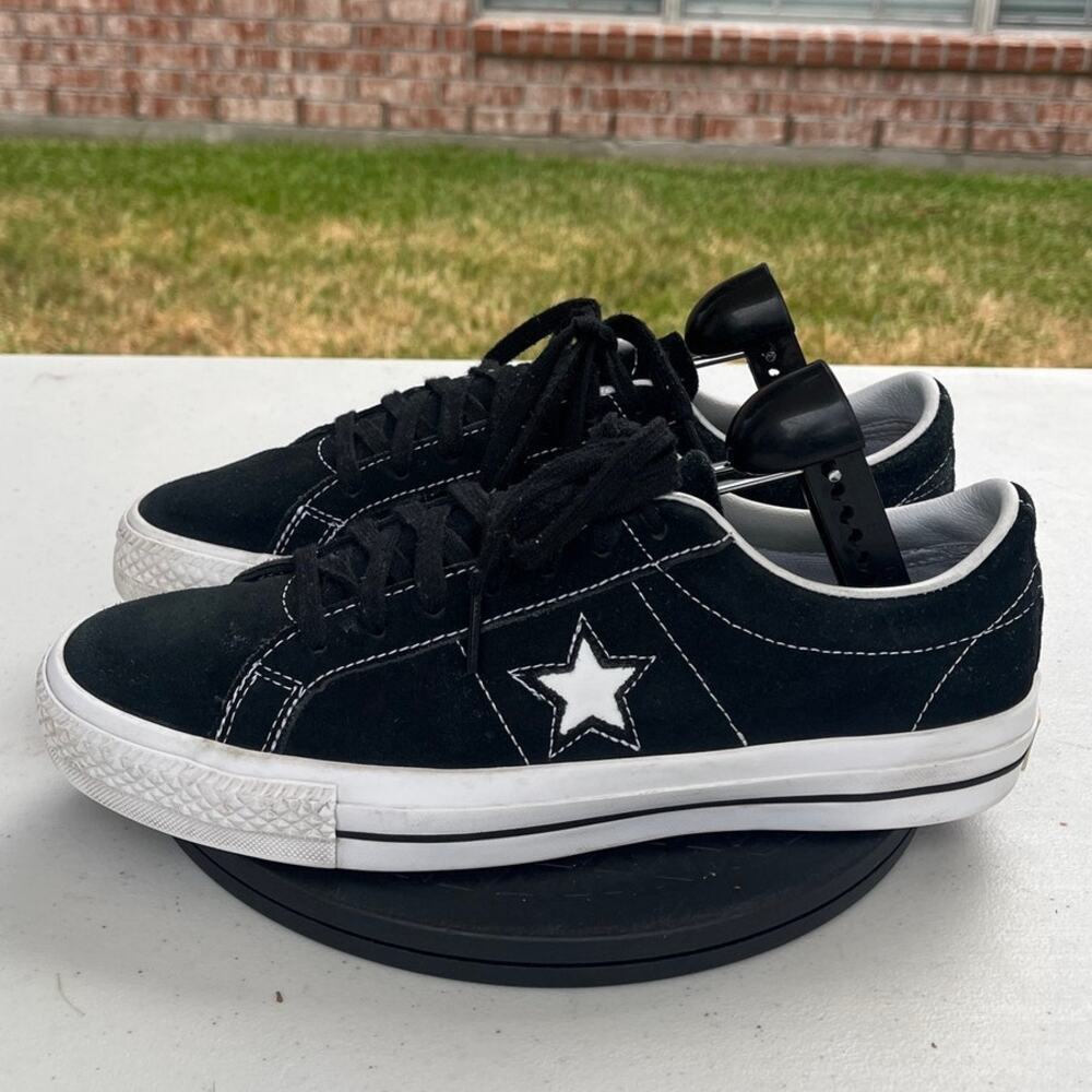 Unisex Converse One Star 149908C Leather Athletic Sneaker SZ M7.5/W9.5 Black